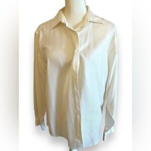 Talbots wrinkle resistant white shirt, 14.